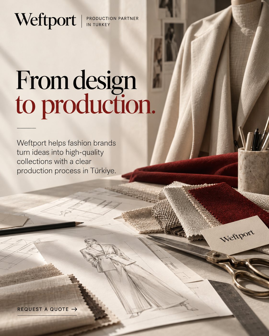 Vom Design zur Produktion: So läuft ein Bekleidungsprojekt