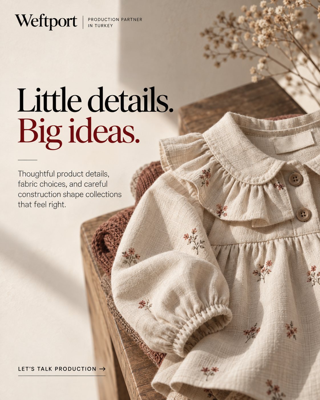 Kinderbekleidung produzieren: Details, Stoffe und sichere Verarbeitung